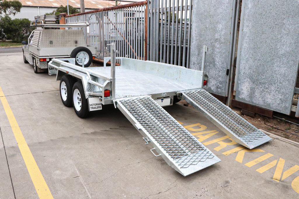 10x6 Australian Galvanised Deluxe Heavy Duty Plant Trailer