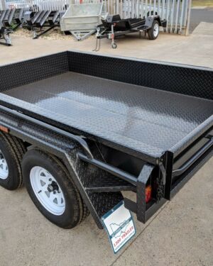 10×5 Tandem Axle Deluxe Heavy Duty Box Trailer Full Checker Plate Body – Box Trailer for Sale Melbourne