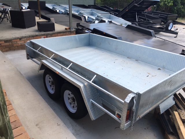 12x6 Heavy Duty Tandem Australian Galvanised Trailer for Sale