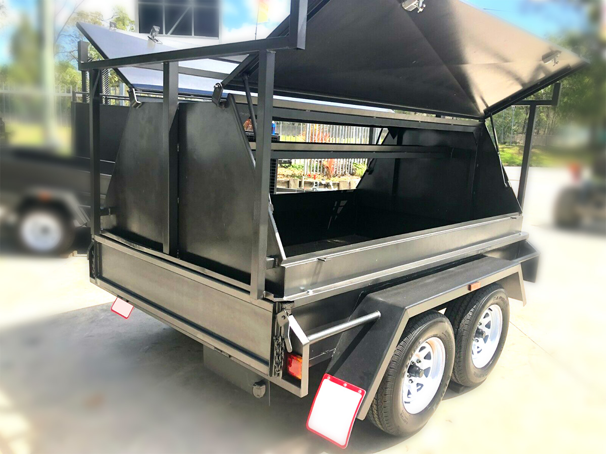 8x5 Standard Tandem Tradesan Trailer 600mm Tradie Top Trailer for Sale