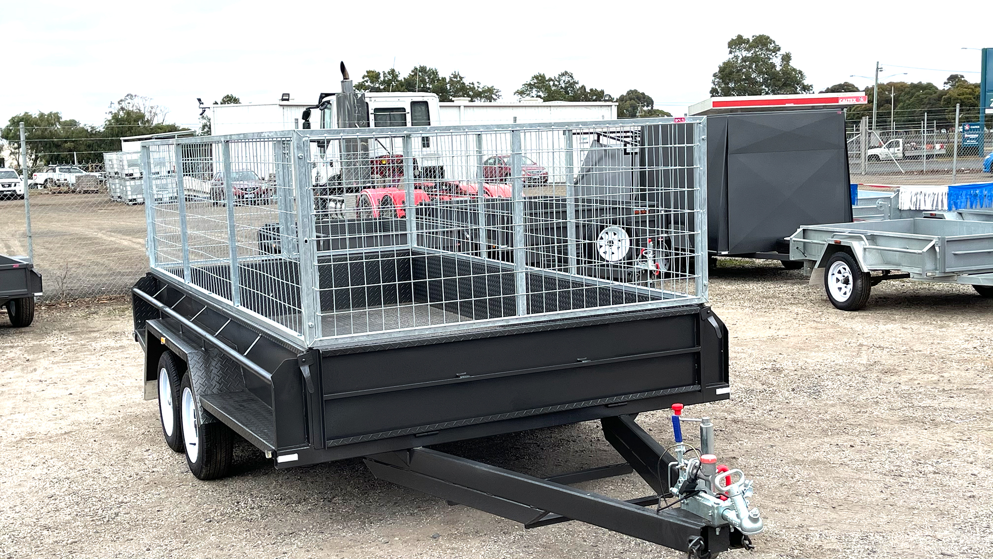 12x6 Heavy Duty 3ft / 900mm Cage Trailer for Sale Melbourne