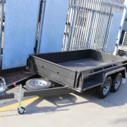 10x5 box trailer with brakes tandem trailer