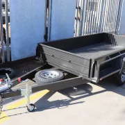 10×5 tandem axle braked box trailers
