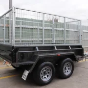 8x5 Hydraulic Tipper Trailer 2800kg Gvm 3ft cage 10 copy