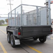 8x5 Hydraulic Tipper Trailer 2800kg Gvm 3ft cage 11 copy