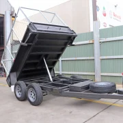 8x5 Hydraulic Tipper Trailer 2800kg Gvm 3ft cage 7 copy