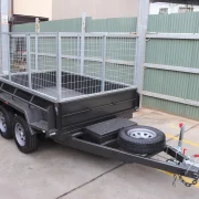 8x5 Hydraulic Tipper Trailer 2800kg Gvm 3ft cage 8 copy