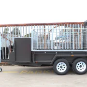 8x5 tandem axle gardening trailer for sale