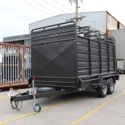 12x6 Deluxe Heavy Duty LiveStock Crate Trailer