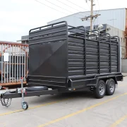 12x6 Deluxe Heavy Duty Stock Crate Trailer