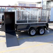 cage rack and ramp trailer for sale melbourne 1