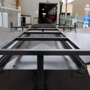 half tradie top trailer with ladder racks copy