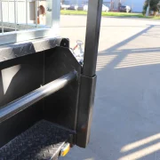 heavy duty hydraulic tipper trailer with ladder racks