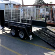 heavy duty lawn mowing machinery trailer for sale