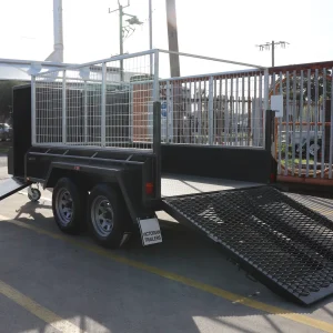 tandem lawn mower trailer