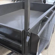 8x5 heavy duty trailer with ladder racks 11