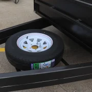 8x5 heavy duty trailer with ladder racks 13
