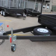 8x5 heavy duty trailer with ladder racks 14