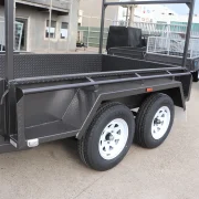 8x5 heavy duty trailer with ladder racks 15