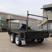 8x5 heavy duty trailer with ladder racks 5