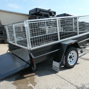8x5 Golf Buggy Cage Trailer for Sale Melbourne