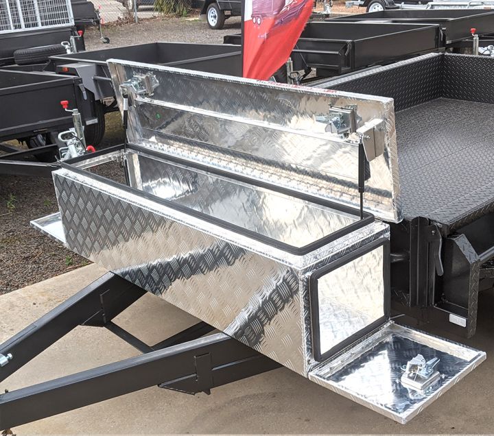 3 Door Aluminium Toolbox - Trailer Trailers