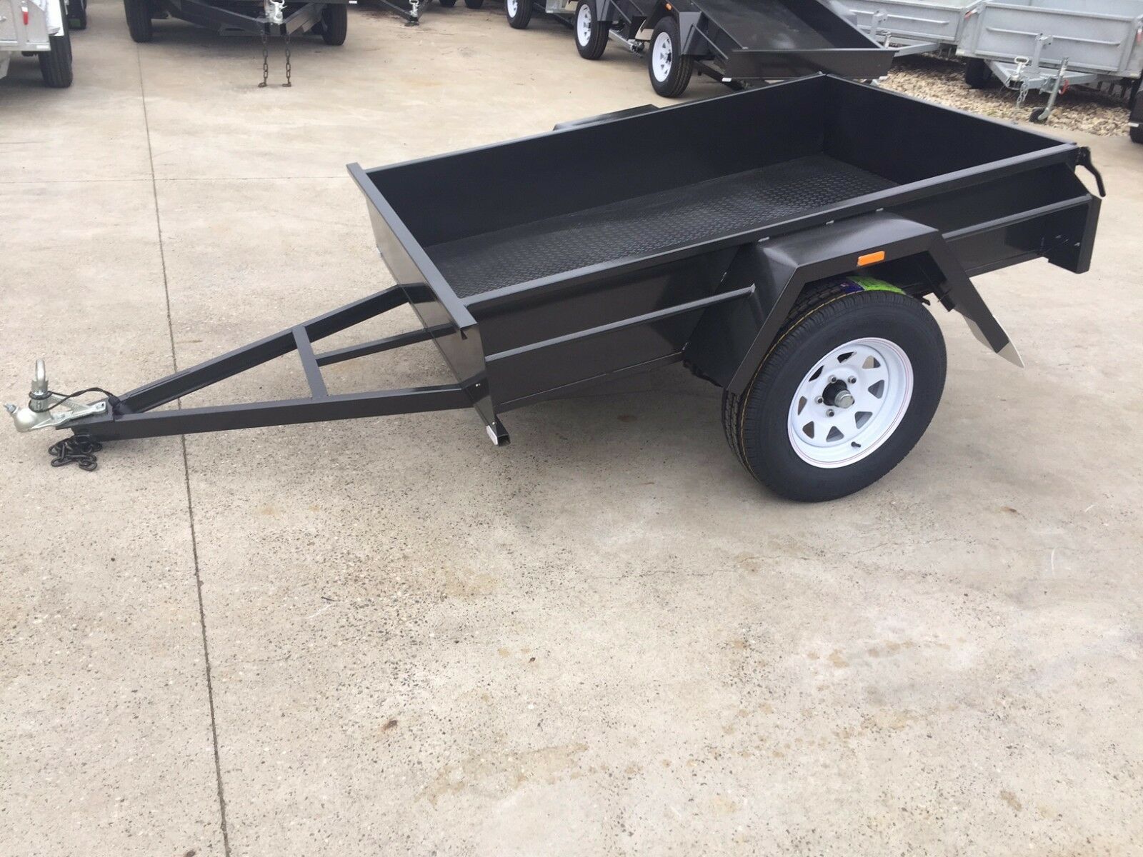 6x4 Single Axle Medium Duty Box Trailer for Sale Melbourne Victoria