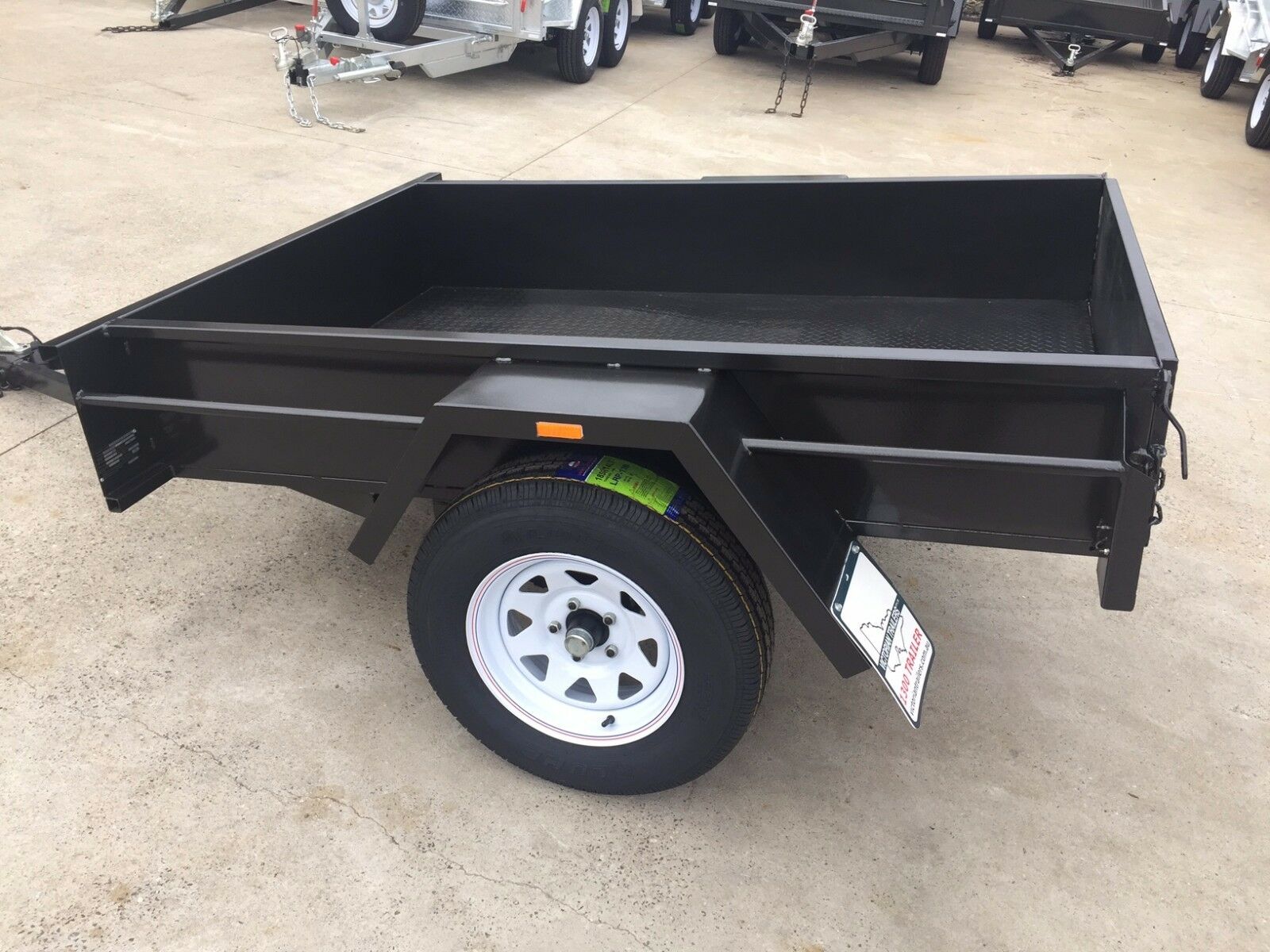 7x5 Single Axle Medium Duty Box Trailer For Sale Melbourne Victoria