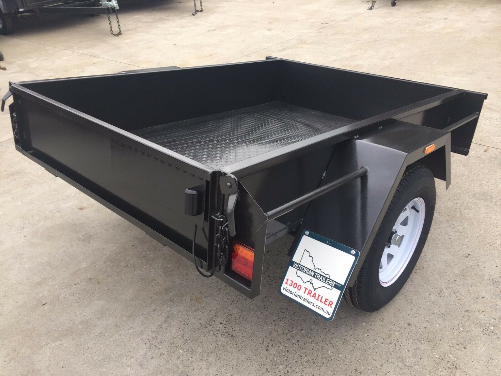 6x4 Single Axle Medium Duty Box Trailer for Sale Melbourne Victoria