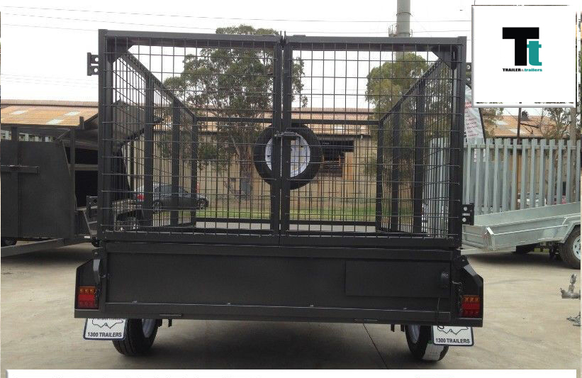 7×5 Single Axle Commercial Heavy Duty Cage Trailer for Sale Melbourne
