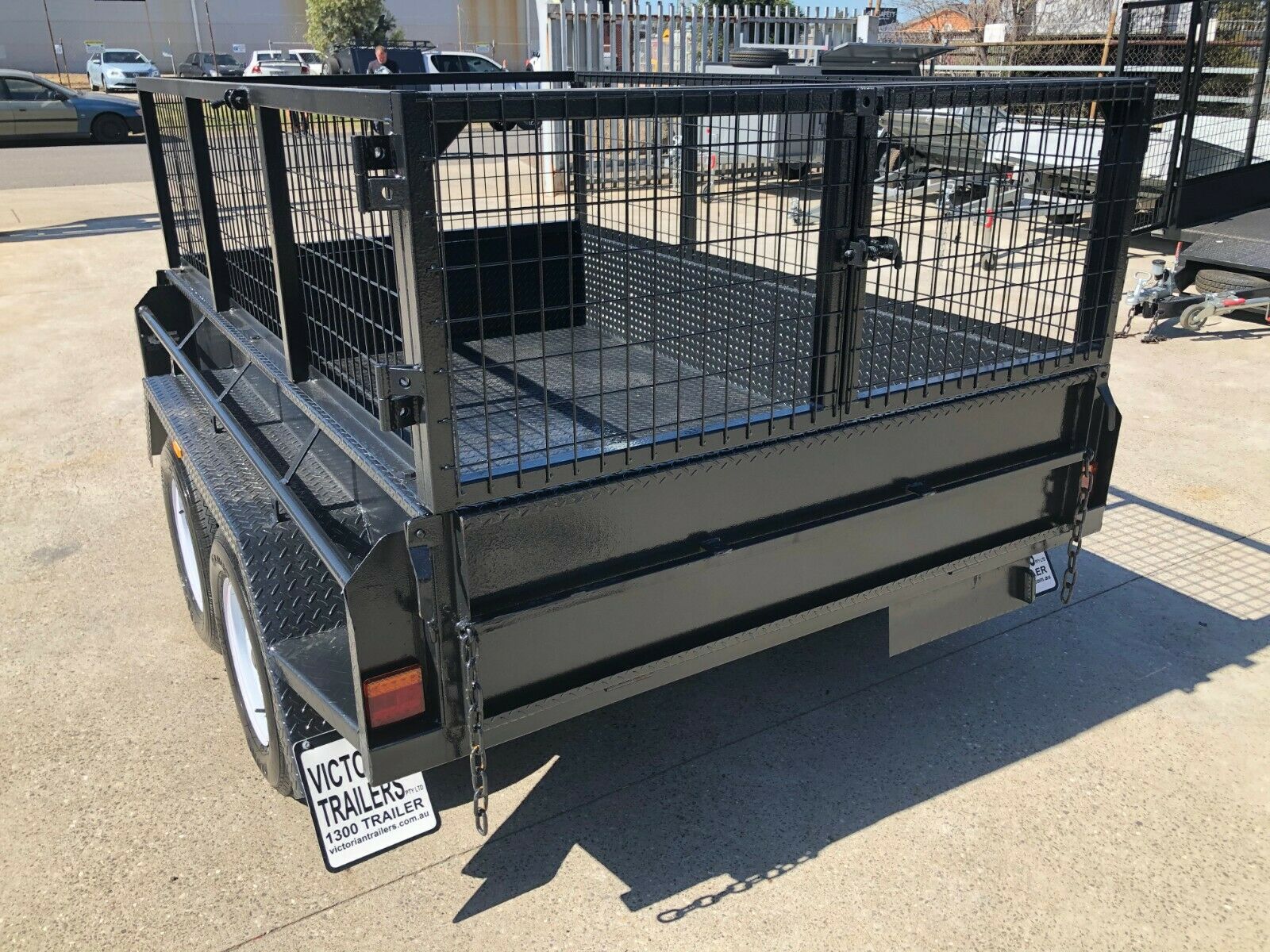 8x5 Heavy Duty Tandem Cage Trailer 2 Ft Heavy Duty Cage Trailer For