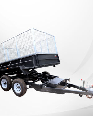 8×5 Heavy Duty Hydraulic Tipper Box Trailer for Sale | 15″ High Sides | 3ft Cage – Melbourne Victoria