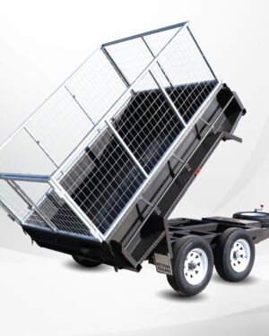 8×5 Heavy Duty Hydraulic Tipper Box Trailer for Sale | 15″ High Sides | 2ft Cage – Melbourne Victoria