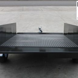 8×5 Single Axle Domestic Heavy Duty | Checkerplate Floor | Drop Front