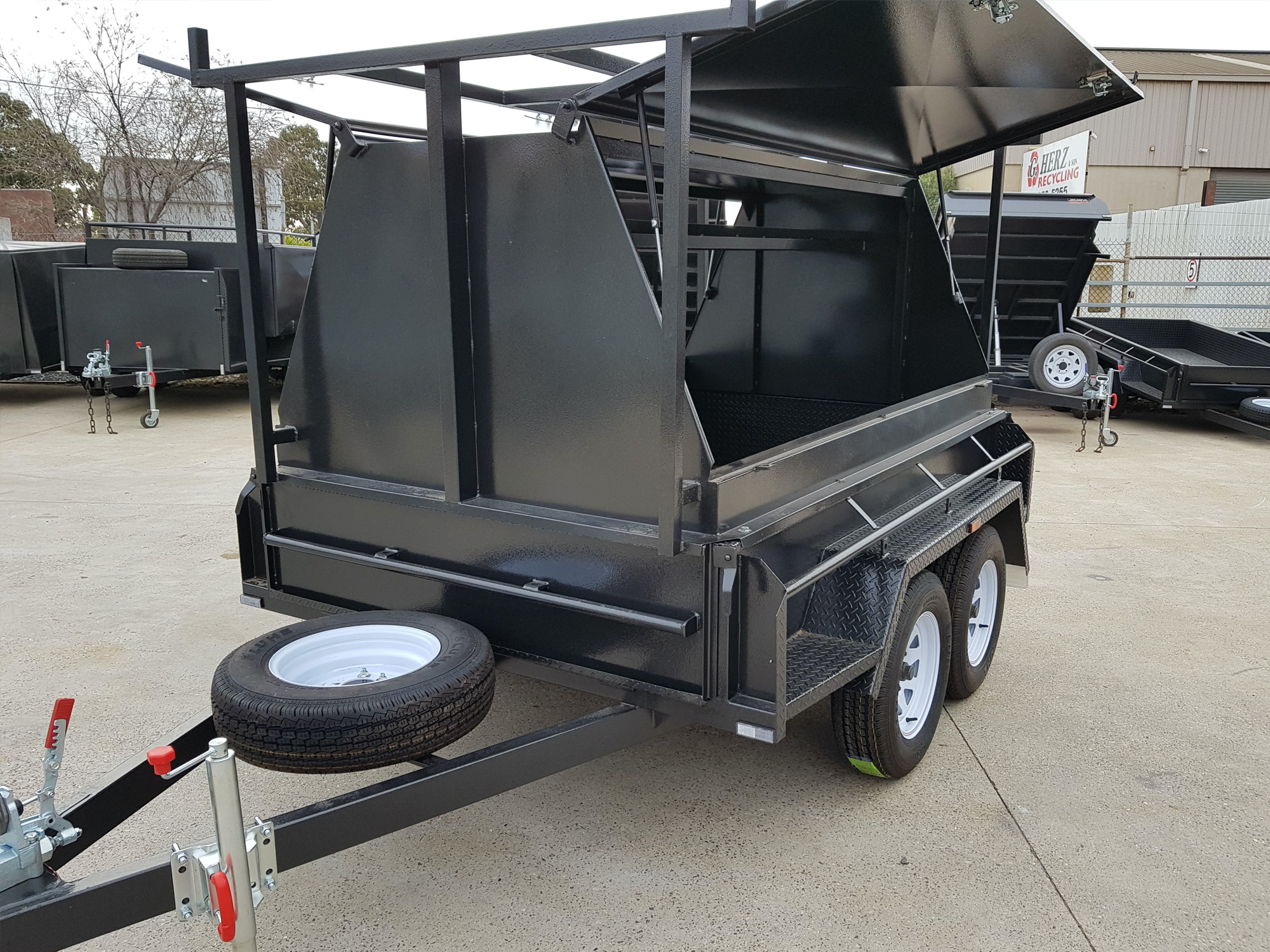 8x5 Tradesman Trailer with 900mm Tradie Top Trailer - Melbourne