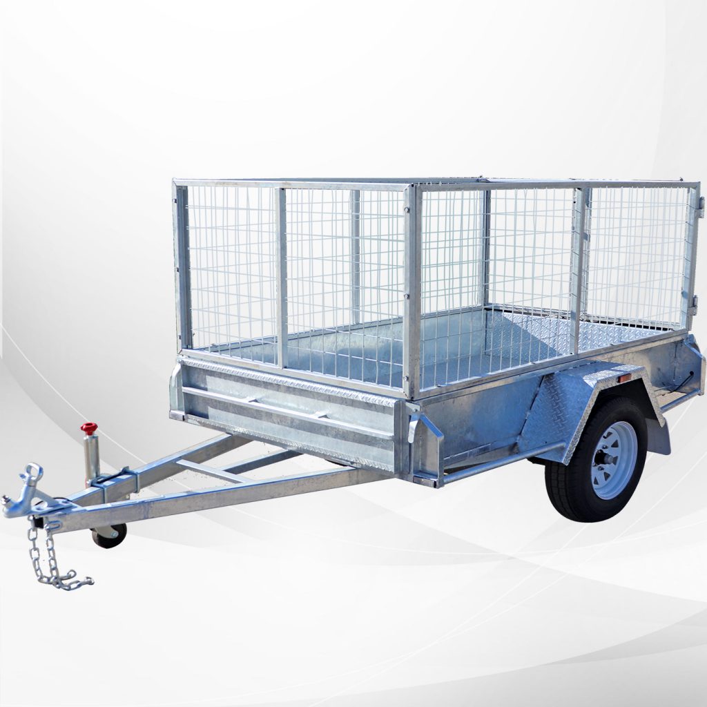 6x4 Galvanised Single Axle Cage Trailer for Sale - 3 Ft Cage Imported ...