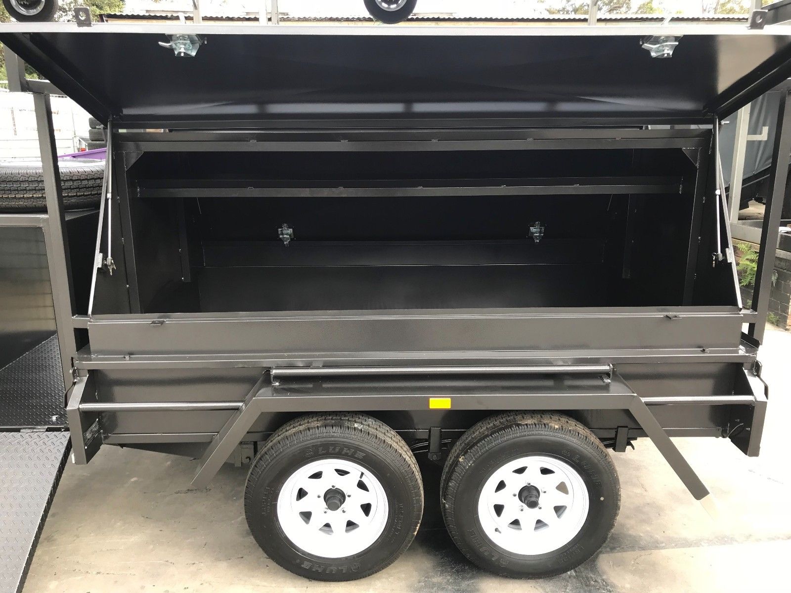 8x5 Standard Tandem Tradesman Tradie Top Trailer Compressor Box