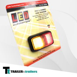 LED Autolamps 35ARM Red and Amber Side Marker for Trailers Melbourne