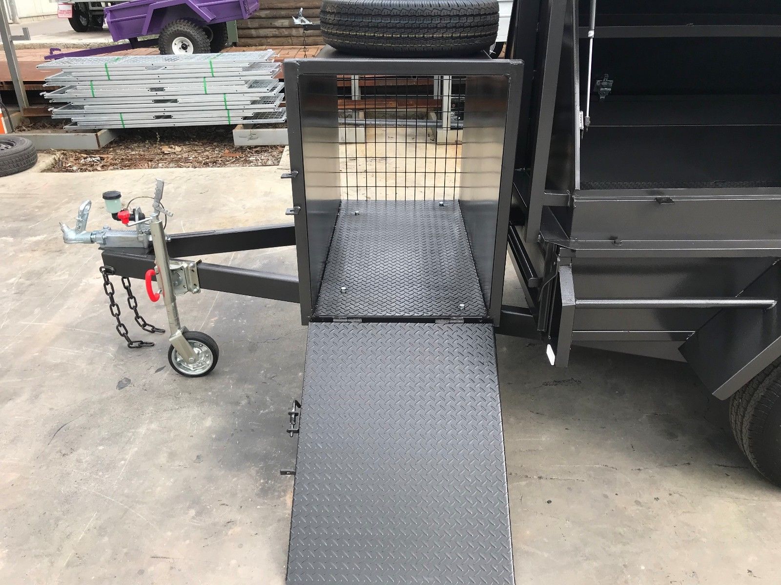 8x5 Standard Tandem Tradesman Tradie Top Trailer Compressor Box