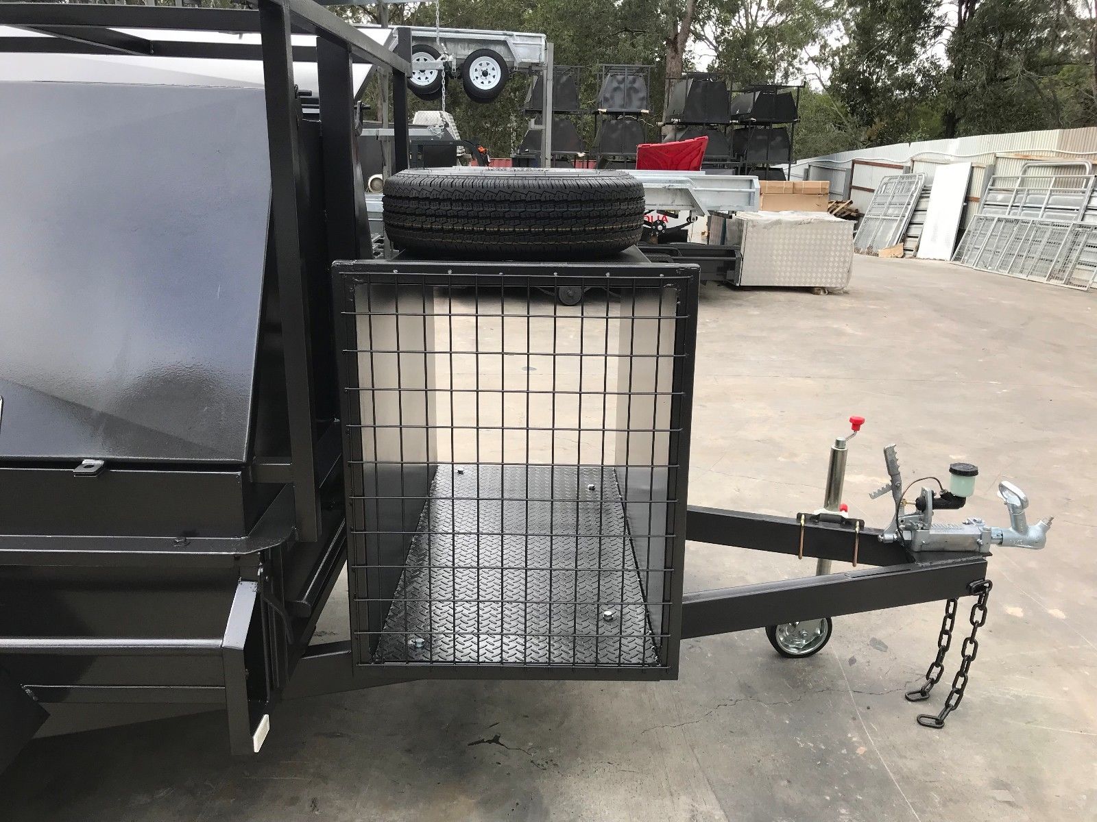 8x5 Standard Tandem Tradesman Tradie Top Trailer Compressor Box