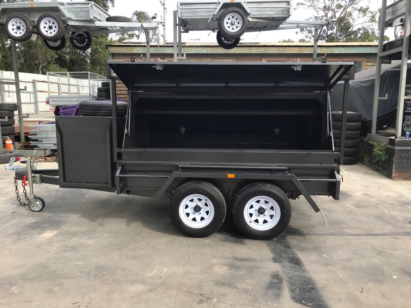 8x5 Standard Tandem Tradesman Tradie Top Trailer Compressor Box