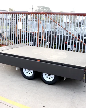 10×6 Heavy Duty Flat Top Trailer With Drop Sides For Sale