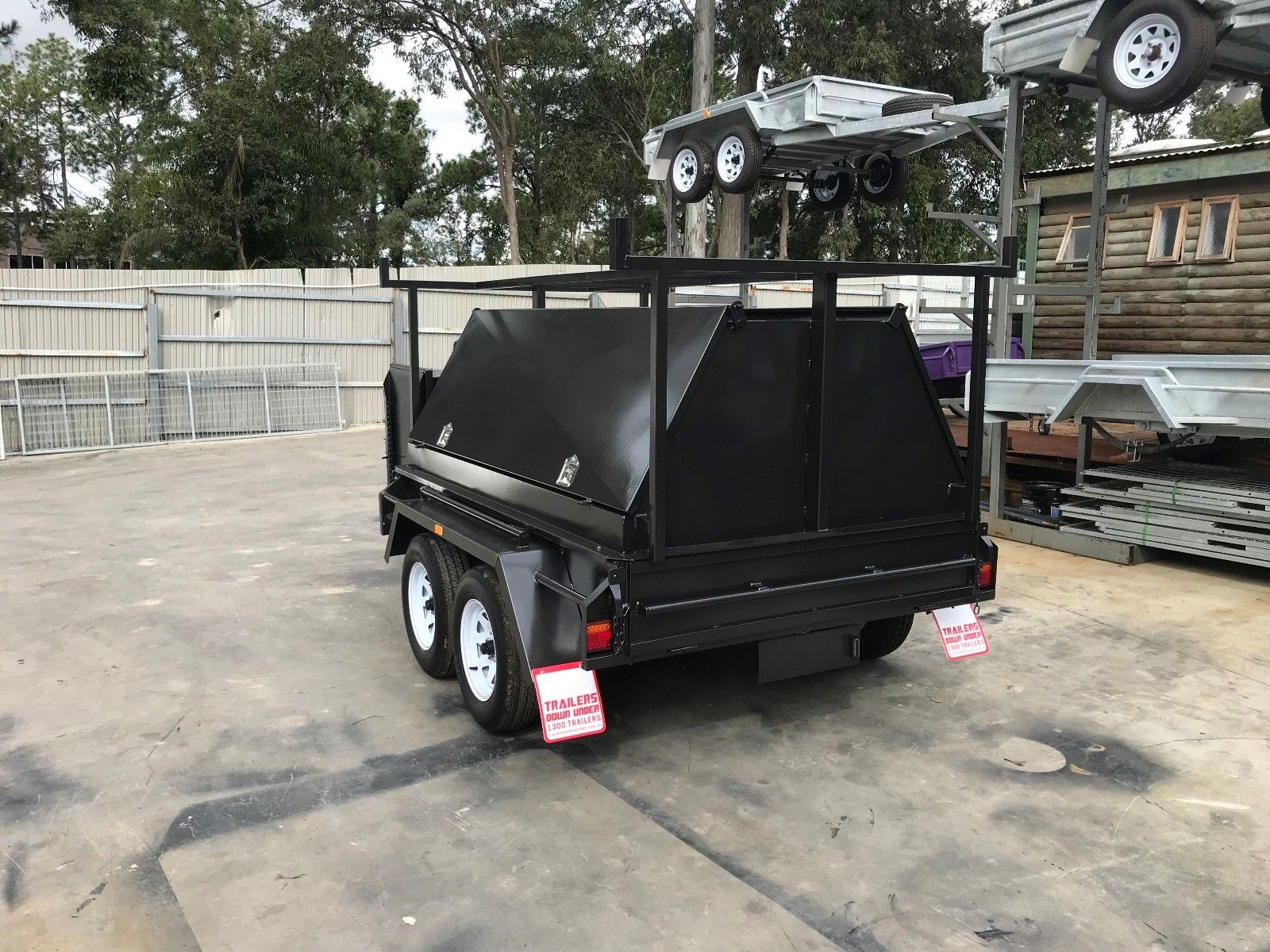 8x5 Standard Tandem Tradesman Tradie Top Trailer Compressor Box