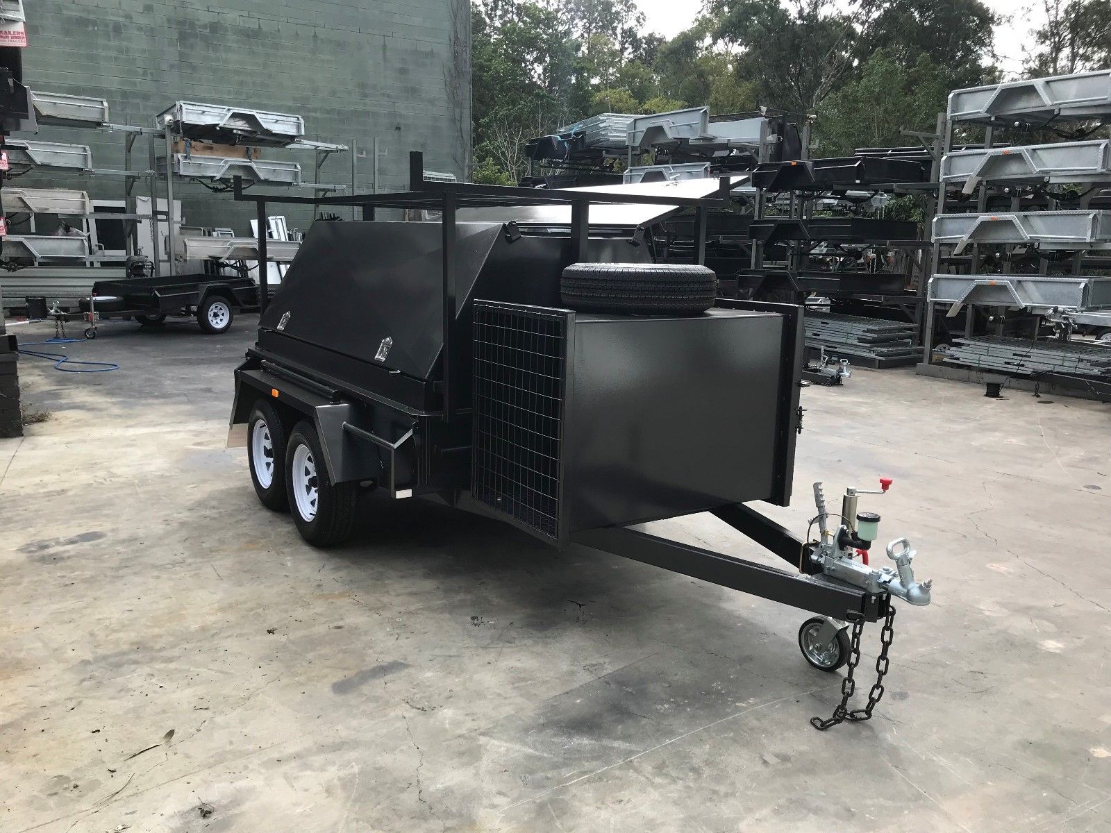 8x5 Standard Tandem Tradesman Tradie Top Trailer Compressor Box