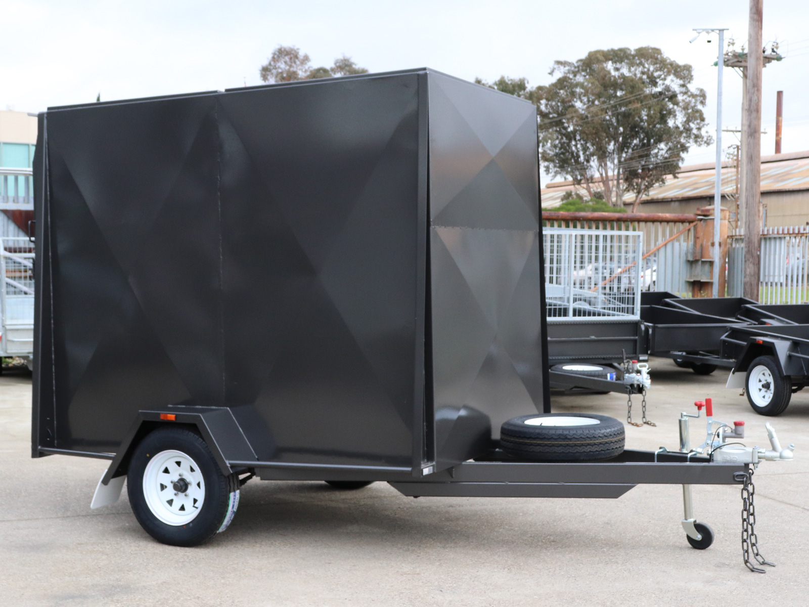 8x5 Enclosed VAN Cargo Trailer for Luggage 6Ft High 1400 GVM