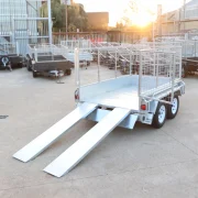 galvanised trailer with ramp
