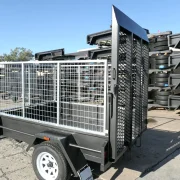 grid mesh drop down ramp trailer for sale melbourne