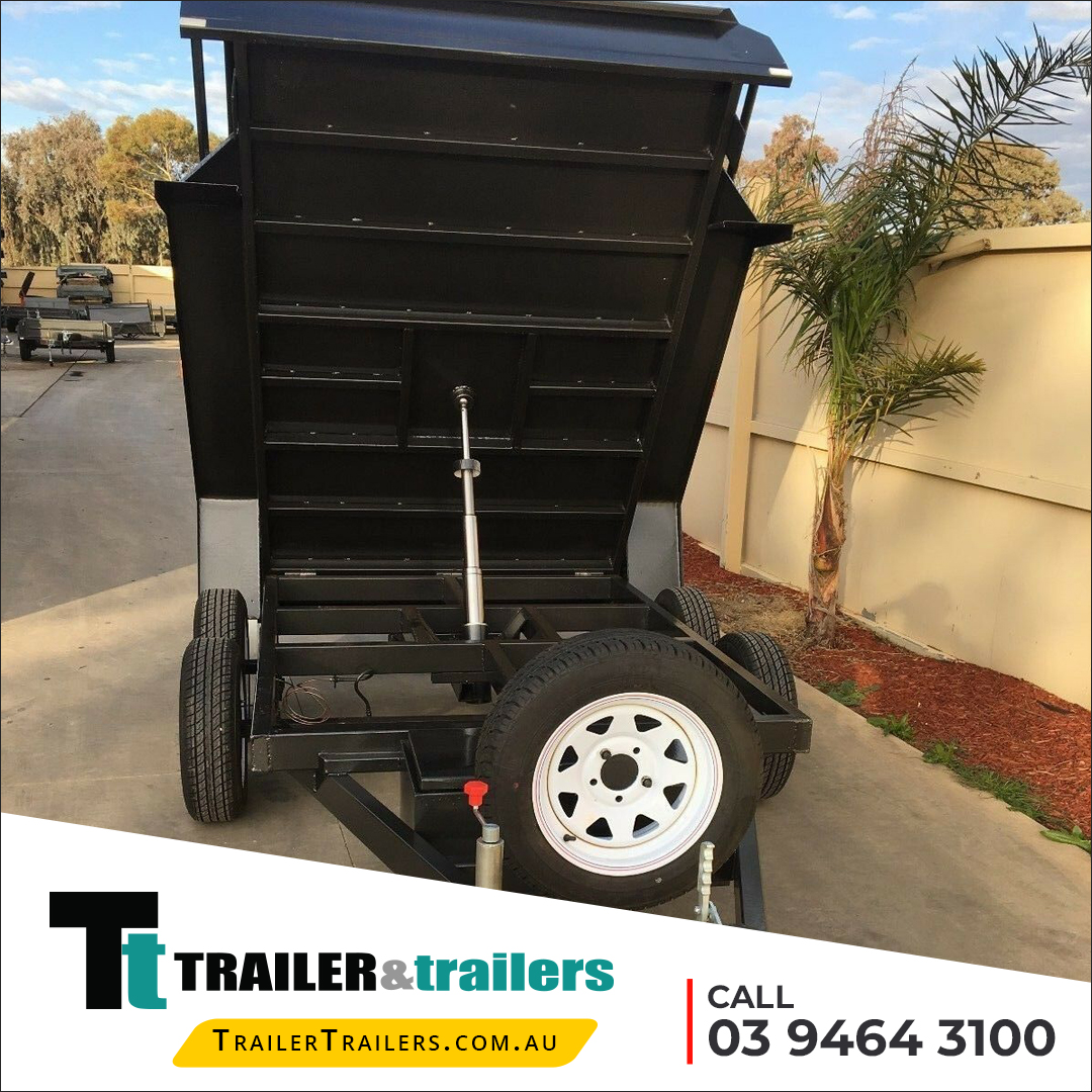 9x5 Tandem Axle Standard Hydraulic Tipper Box Trailer for Sale