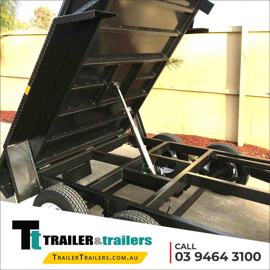 9x5 Tandem Axle Standard Hydraulic Tipper Box Trailer for Sale