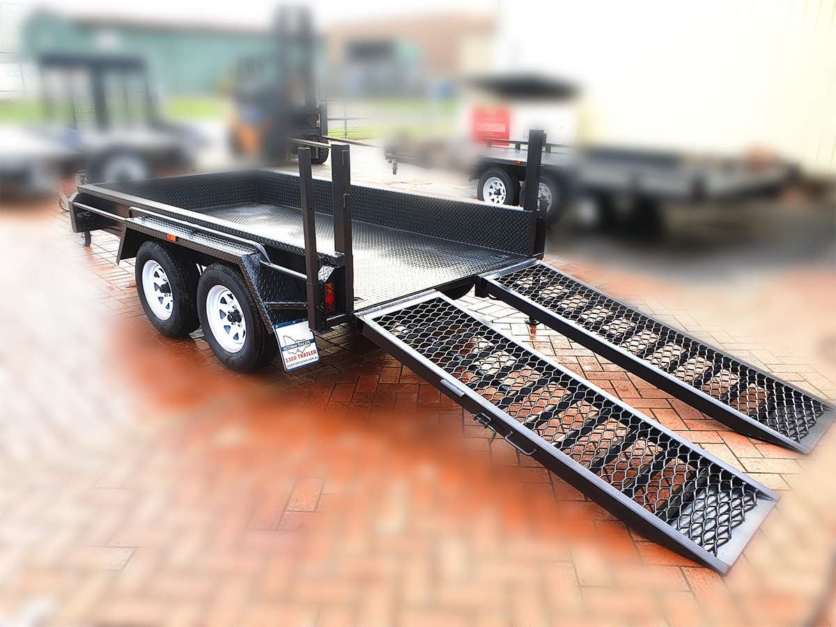 8x5 Tandem Plant Trailer Deluxe Heavy Duty 2.8 Ton GVM 2x Drop Down